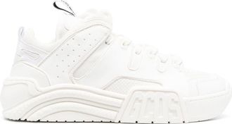GCDS panelled high-top sneakers - unisex - Rubber/Fabric/Rubber/Fabric - 39 - White