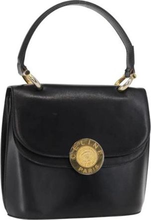 Celine Pre-owned Leren Handtas - Dames - Vintage Handtas - Zwart - ONE Size - Leer - Vintage