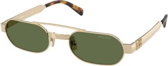 Miu Miu MUB52S ZVN71A Womens Sunglasses Gold Size 52