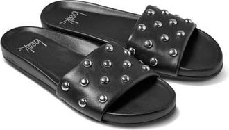 beek Gallito Stud Slide Sandal in Black at Nordstrom, Size 10