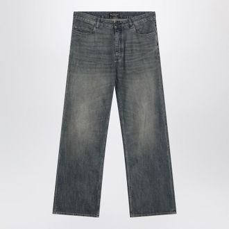 Balenciaga Loose Washed Jeans In /Yellow