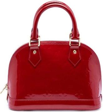 Louis Vuitton Pre-owned Handbags, female, Red, Size: ONE SIZE Pre-owned Alma BB