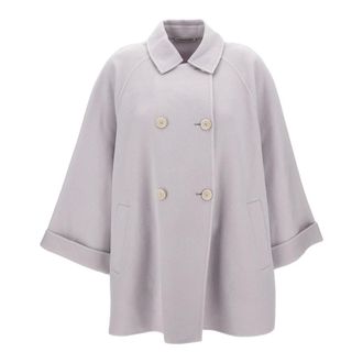 Stefano Mortari Jassen, Dames, Grijs, ONE Size, Wol, Caban Doppiopetto