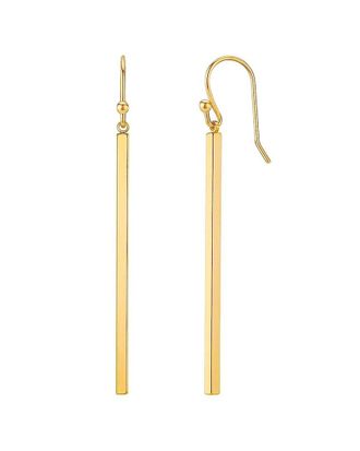 Liv Oliver 18K Linear Earrings