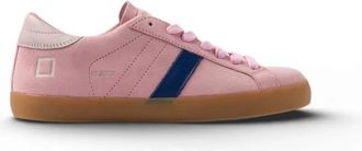 D.A.T.E. D.a.t.e., Schoenen, Dames, Roze, 36 EU, Katoen, Hill Low Block Sneaker