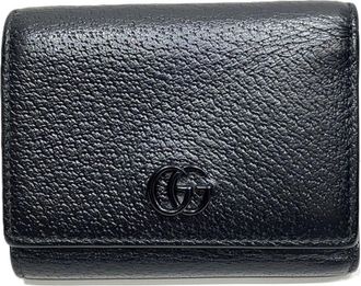 Gucci Black Leather Wallet (Tri-Fold) (Pre-Owned)