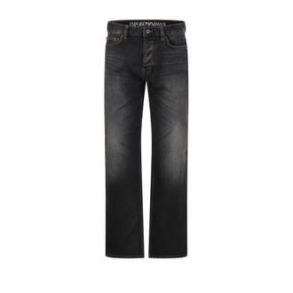 Emporio Armani Heren, Jeans, Grijs, Maat: W33 Denim