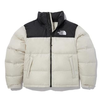 The North Face FW22 Logo Nuptse Puffer Jacket Beige NJ1DN60B