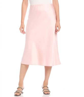 Karen Kane Rose Bias Cut Midi Skirt