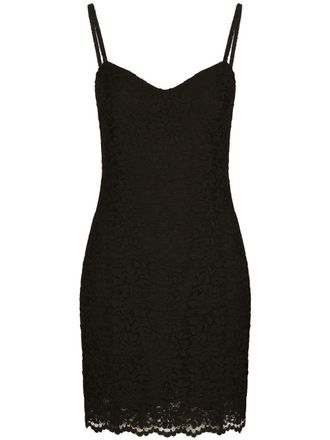 Dolce & Gabbana KIM DOLCE&GABBANA Cordonetto-lace minidress - Black
