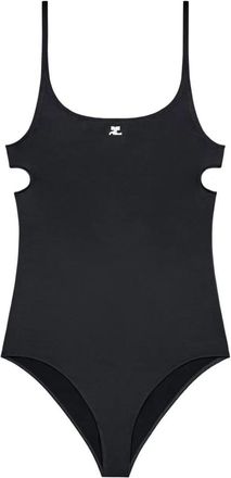 Courr&egrave;ges Cut Out 1 Piece Swimsuit