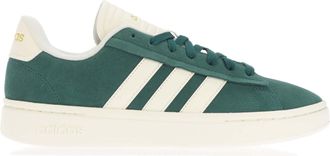 adidas Mens Grand Court Alpha Trainers in Green Leather - Size UK 7.5