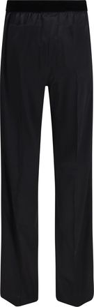 Tom Ford Womens Stretch Silk Satin Pants Black Silk; Elastane Trousers