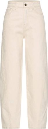 By-Bar Amsterdam Dames, Jeans, Beige, Maat: XL Katoen