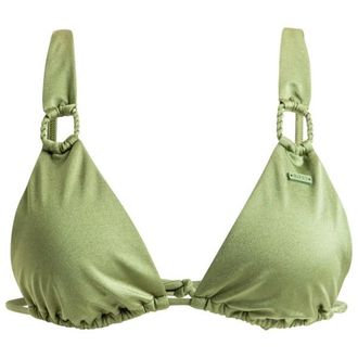 Roxy Brilho Elongated Triangle Bikini-Top f&uuml;r Damen | oliv
