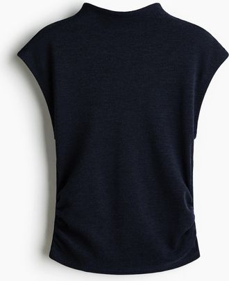 H&M Jerseyshirt mit Turtleneck - Blue
