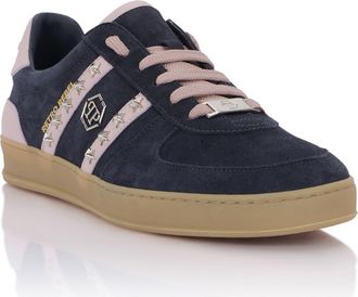 Philipp Plein Low-Top Sneakers Retro Rebel Leather Unisex in Darkblue at Nordstrom, Size 39
