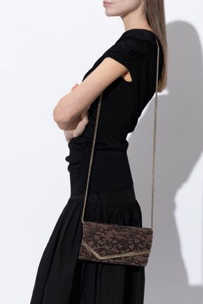 Jimmy Choo London Shoulder Bag Emmie, Womens, Beige