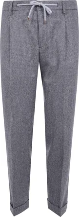 Barba Pants Wool 100% Virgin Wool Roma Chino Trousers