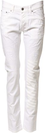 Daniele Alessandrini Cotton Stretch Skinny blue Womens Jeans (Pre-Owned)