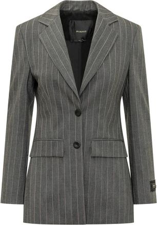 Pinko Gilia Giacca - Dames - Blazers - Grijs - S - Jassen