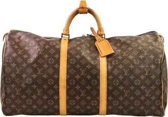 Louis Vuitton Brown Monogram Boston Bag (Pre-Owned)