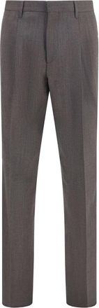 Lardini Tailored Viscose Pantalon - Heren - Broeken - Bruin - Maat: L Viscose
