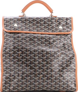 Goyard Saint Leger Briefcase Backpack Coated Canvas