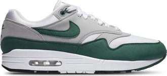 Nike Mens Air Max 1 - Running Shoes Neutral Grey/Evergreen Aura/White Size 10.0