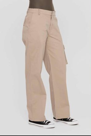 Mono B Classic Cargo Pant In Khaki