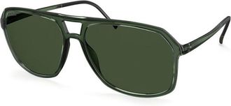Silhouette 4080/75 5510 Mens Sunglasses Green Size 60
