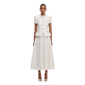 Self Portrait Donna, Abiti, Beige, S, new