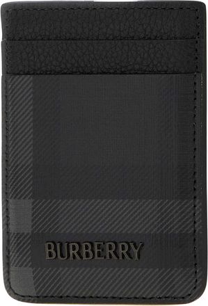 Burberry Magnetic Card Case - Black