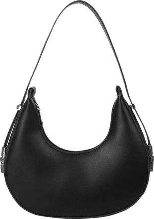 SOLUSTRE Fashionable Casual Women Single Shoulder Bag Lightweight Crescent Purse for Daily Shopping Outdoor Use with Proper Capacity for Phone Sunglasses Keys 