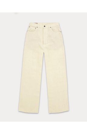 Fortela Jaron Wide Leg Linen Trousers in White at Nordstrom, Size 26 Eu