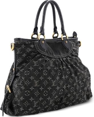 Louis Vuitton Neo Cabby Handbag Denim GM satchel - Zwart