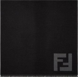 Fendi Winter Scarves, male, Black, Size: ONE SIZE Echarpe E26