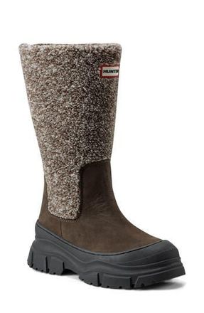 Hunter Tisha Lug Sole Waterproof Snow Boot in Charcoal Grey at Nordstrom Rack, Size 7