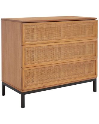 Safavieh Zadie 3-Drawer Rattan Chest