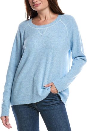 Forté Cashmere Coverstitch Cashmere Sweatshirt
