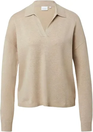 Comma Dames, Truien, Beige, Maat: L