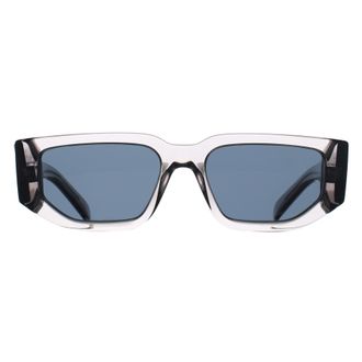 Prada Rectangle Mens Transparent Asphalt Dark Grey PR09ZS - One Size