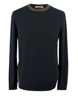 Valentino Garavani Valentino Two Tone Crew Neck Jumper Size M