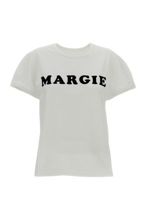 Maison Margiela Cotton Short-Sleeve T-Shirt with Embossed Detail