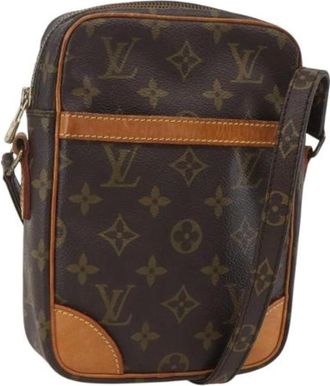 Louis Vuitton Pre-owned Cross Body Bags, female, Brown, Size: ONE SIZE Pre-owned Canvas Cross Body Bag
