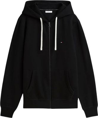 Tommy Hilfiger Essential Fleece Hooded - Heren - Sweatshirts & Hoodies - Zwart - Maat: S Fleece
