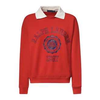 Polo Ralph Lauren Sweatshirts - female - Polo Ralph Lauren - Sweatshirts - Red - XS - Sweatshirts & Hoodies
