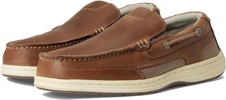 Dockers Tiller Mens Slip on Shoes Dark Tan Crazy Horse : 10.5 D - Medium, Leather