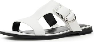 Calvin Klein Meritt Womens Sandals White 140 : 7.5 M, Leather