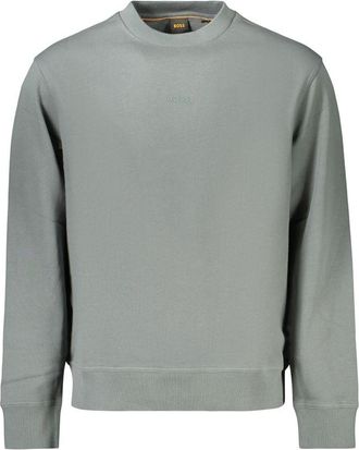 HUGO BOSS Verde Cotton Mens Mens Sweatshirt